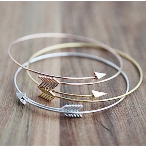 Pawsitively Posh Jewelry - {SKYE} dainty boho arrow wrap bangle bracelet